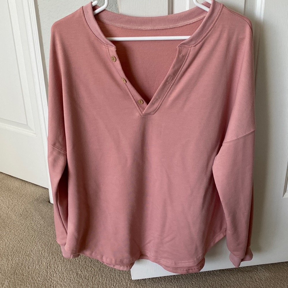 Long sleeve, Pink, button up, Amazon